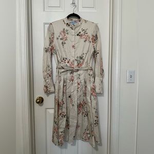 ANTONIO MELANI Nora Floral Dress with Belt Size 6 NWT
